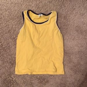 Yellow tank